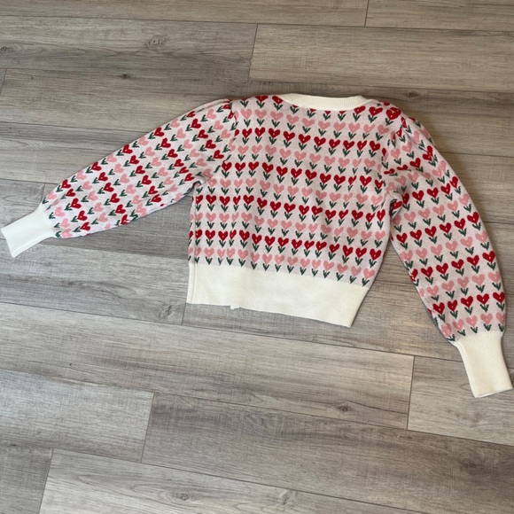 Jessica Simpson Pastel Multicolor Knit Cardigan - Super Soft Office Lagonlook - Picture 8 of 12